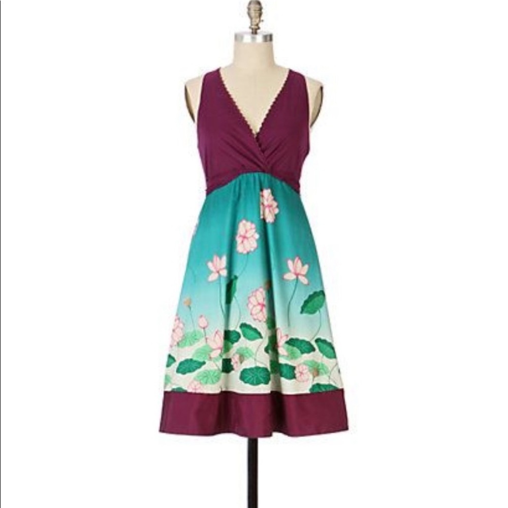 moulinette soeurs vetements (anthropologie brand) floral dress - Picture 2 of 7
